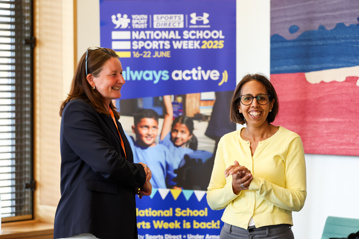 Munira Wilson MP supporting National School Sports Week 2025